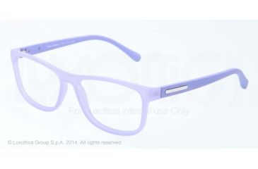 Image of Dolce&amp;Gabbana OVER-MOLDED RUBBER DG5003 Bifocal Prescription Eyeglasses 2786-54 - Lilalc Demi Transparent Frame