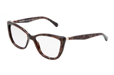 Image of Dolce&amp;Gabbana Sensual&amp;Feminine DG3138 Progressive Prescription Eyeglasses 2589-5315 - Dark Steel Frame