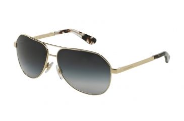 Image of Dolce&amp;Gabbana SICILIAN TASTE DG2144 Single Vision Prescription Sunglasses DG2144-488-8G-59 - Lens Diameter 59 mm, Frame Color Pale Gold