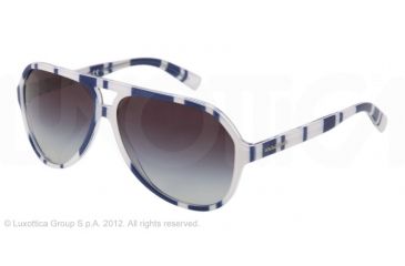 Image of Dolce&amp;Gabbana STRIPES SPECIAL PROJECT DG4182P Progressive Prescription Sunglasses DG4182P-27208G-60 - Lens Diameter 60 mm, Lens Diameter 60 mm, Frame Color Stripes Blue/white