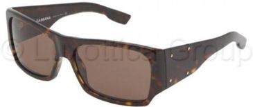Image of Dolce&amp;Gabbana DG4045 Sunglasses with No-Line Progressive Rx Prescription Lenses DG4045-502-33-5815 - Lens Diameter: 58 mm, Frame Color: Havana