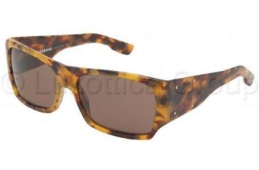Image of Dolce&amp;Gabbana DG4045 Sunglasses with No-Line Progressive Rx Prescription Lenses DG4045-780-33-5815 - Lens Diameter: 58 mm, Frame Color: Light Havana
