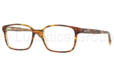 Image of DKNY DY4608 Single Vision Prescription Eyewear 3461-5017 - Honey/Havana 