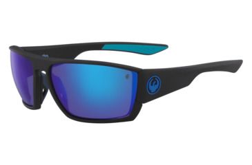 Image of Dragon Cutback H2O Sunglasses- Mens, Matte Black/Blue Ion 35143-Matte Black/Blue Ion