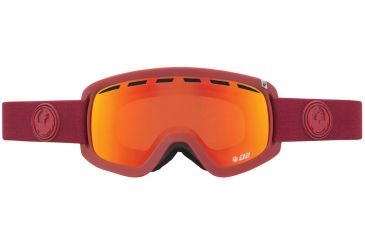 Image of Dragon D2 Goggles-Epoch Heather-Red Ionized