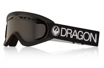 Image of Dragon DX Goggles, Black/Dark Smoke, One Size 257885732358
