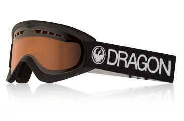 Image of Dragon DX Goggles, Black/LumaLens Amber, One Size 257885732355