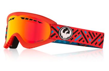 Image of Dragon DX Goggles, Mod/LumaLens Red Ion, One Size 228505732485
