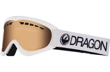 Image of Dragon DXS Goggles, White/Lumalens Amber, 257916029198