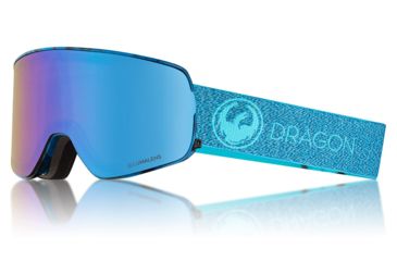 Image of Dragon NFX2 Goggles, Mill/LumaLens Blue Ion, with Bonus LumaLens Amber, One Size 286056030866