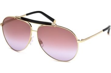 Image of DSquared DQ0082 Sunglasses - Shiny Rose Gold Frame Color, Gradient Lens Color