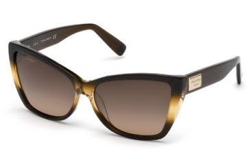 Image of DSquared DQ0129 Sunglasses - Dark Brown Frame Color