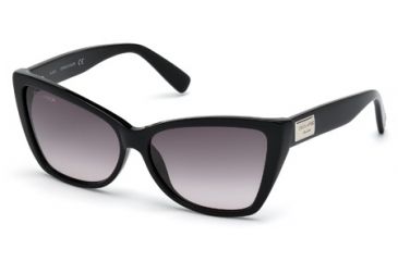 Image of DSquared DQ0129 Sunglasses - Shiny Black Frame Color