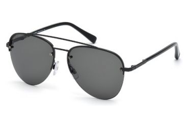 Image of DSquared DQ0143 Sunglasses - Shiny Black Frame Color, Smoke Lens Color