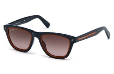 Image of DSquared DQ0169 Sunglasses - Shiny Blue Frame Color