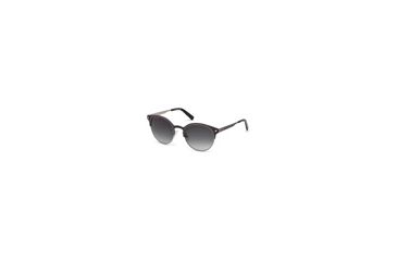 Image of DSquared DQ0247 Sunglasses - Shiny Light Ruthenium Frame Color, Gradient Smoke Lens Color