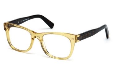 Image of DSquared DQ5145 Eyeglass Frames - Shiny Light Brown Frame Color