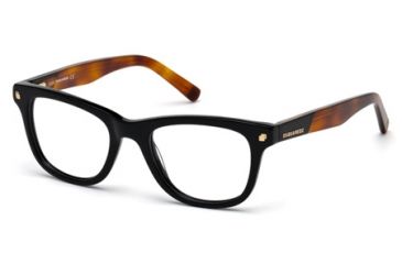 Image of DSquared DQ5167 Eyeglass Frames - Shiny Black Frame Color
