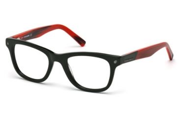 Image of DSquared DQ5167 Eyeglass Frames - Shiny Dark Green Frame Color