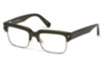 Image of DSquared DQ5231 Eyeglass Frames - Matte Dark Green Frame Color, Clear Lens Color
