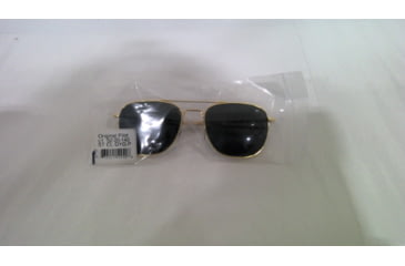 Image of EDEMO AO Original Pilot Sunglasses, Gold Frame, 52 mm Gray SkyMaster Glass Lenses, Standard Temple, Polarized, 738921549406, EDEMO1