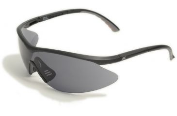 Image of Edge Safety Banraj Safety Glasses - Black Frame, Smoke Lens DB116
