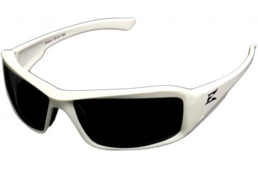 Image of Edge Eyewear Brazeau Safety Glasses White Frame Smoke Lens Xb146