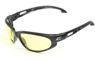 Image of Edge Eyewear Dakura Safety Glasses - Black Frame, Yellow Lens SW112