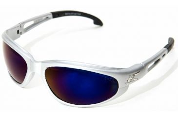 Image of Edge Eyewear Dakura-Silver / Blue Mirror Lens with Gasket GSW128