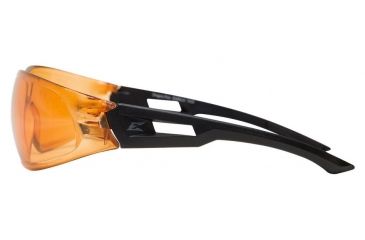 Image of Edge Eyewear Dragon Fire Safety Glasses - Black Frame, Tiger's Eye Lens XDF610