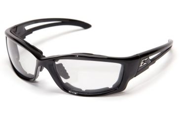 Image of Edge Safety Kazbek Asian Fit-Black / Clear Lens with Gasket GSK111-AFT