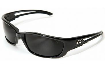 Image of Edge Eyewear Kazbek Islander Fit-Black / Smoke Lens with Gasket GSK116-IFT