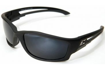 Image of Edge Eyewear Kazbek Polarized-Black / G-15 Silver Mirror Lens with Gasket GTSK21-G15-7