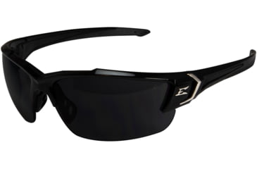 Image of Edge Eyewear Khor G2 Safety Glasses - Black Frame / Polarized Smoke Lenses, One Size, TSDK216-G2