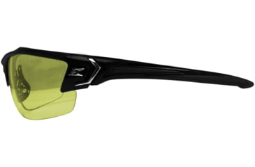 Image of Edge Eyewear Khor G2 Safety Glasses - Black Frame / Yellow Lenses, One Size, SDK112-G2