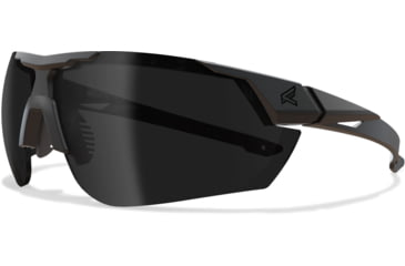 Image of Edge Eyewear Phantom Rescue Shooting Glasses, Black Frame, G-15 Vapor Shield Lenses, Standard, PR17VS