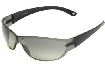 Image of Edge Eyewear Savoia Safety Glasses - Black Frame, Smoke Lens AKE116