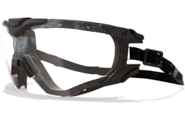 Image of Edge Eyewear Super 64 - Black Frame / Clear Vapor Shield Lens / TPR Gasket, Black Frame, XSS611-TPR