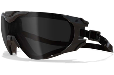 Image of Edge Eyewear Super 64 - Black Frame / G-15 Vapor Shield Lenses / TPR Gasket, Black Frame, XSS61-G15-TPR