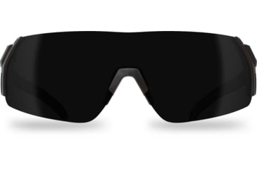 Image of Edge Eyewear Urgent Fury Shooting Glasses, Black Frame, G-15 Vapor Shield Lenses, Standard, UF17VS