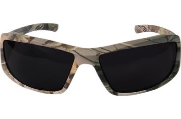 Image of Edge Safety Brazeau with Green E Logo, Polarized Smoke Lens, Camouflage Frame, TXB216CF-E3