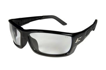 Image of Edge Safety Mazeno Slim Fit Glasses, Black Frame, Clear Lens, PM111