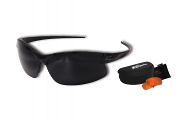 Image of Edge Tactical Sharp Edge Thin Temple 2-Lens Kit , Black Frame, Tiger's Eye, G-15 Lens, SSE2K-3TT