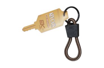 Image of EK Ekcessories Key Cat Keychain-Light Brown/Dark Brown