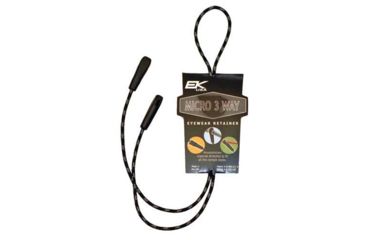 Image of EK Ekcessories Micro 3-Way Eyewear Retainer-Black/Gray