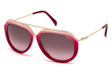 Image of Emilio Pucci EP0015 Sunglasses - Pink Frame Color