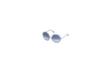 Image of Emilio Pucci EP0036 Sunglasses - Shiny Light Blue Frame Color, Gradient Blue Lens Color