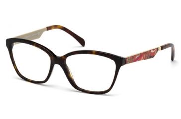 Image of Emilio Pucci EP5011 Eyeglass Frames - Havana Frame Color
