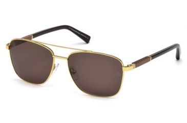 Image of Ermenegildo Zegna EZ0014 Sunglasses - Shiny Endura Gold Frame Color, Roviex Lens Color