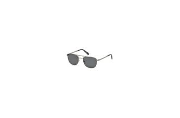 Image of Ermenegildo Zegna EZ0071 Sunglasses - Shiny Light Ruthenium Frame Color, Smoke Lens Color